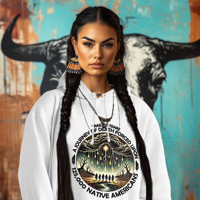TRAIL OF TEARS A JOURNEY OF DEATH FORCED UPON  125,000 NATIVE AMERICANS