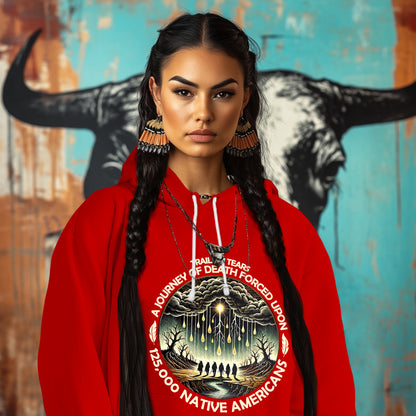 TRAIL OF TEARS A JOURNEY OF DEATH FORCED UPON  125,000 NATIVE AMERICANS