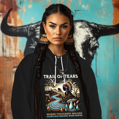 TRAIL OF TEARS WHERE THOUSANDS WALKED COUNTLESS DREAMS WERE BURIED