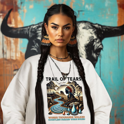 TRAIL OF TEARS WHERE THOUSANDS WALKED COUNTLESS DREAMS WERE BURIED