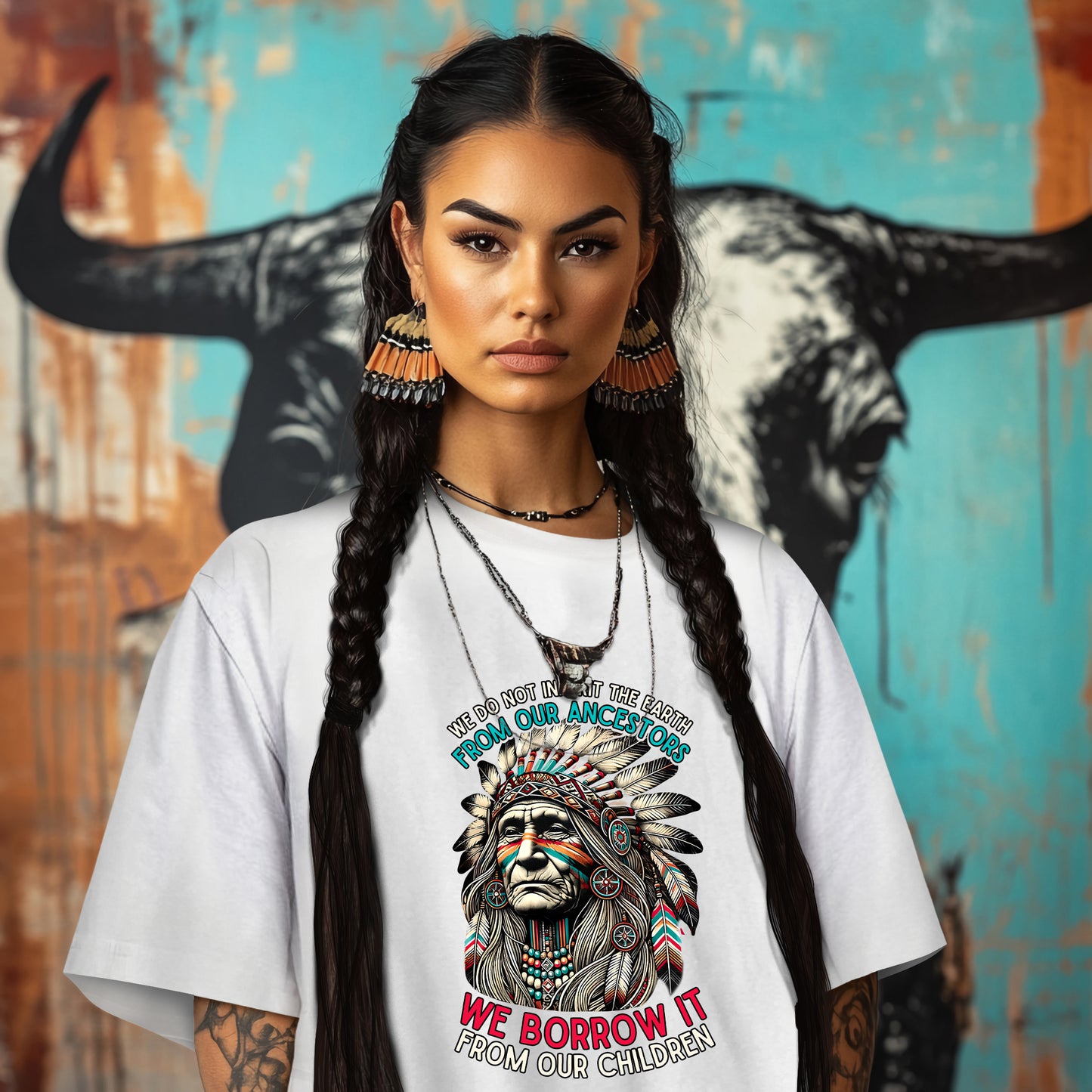 WE DO NOT INHERIT THE EARTH FROM OUR ANCESTORS  WE BORROW IT FROM OUR CHILDREN