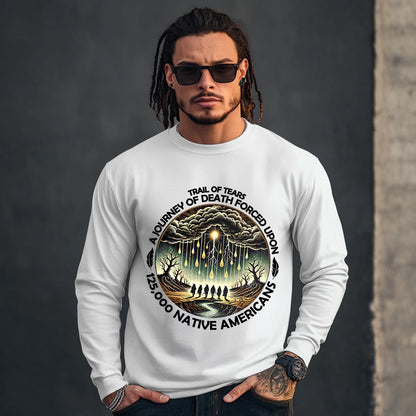 TRAIL OF TEARS A JOURNEY OF DEATH FORCED UPON  125,000 NATIVE AMERICANS