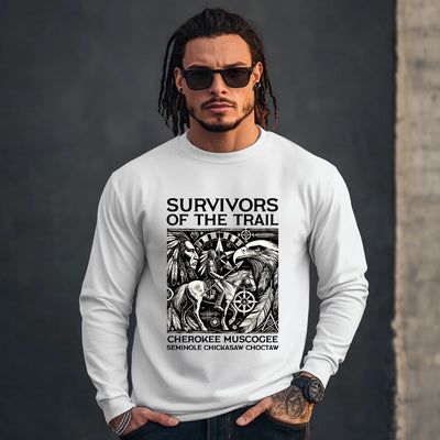 SURVIVORS OF THE TRAIL CHEROKEE MUSCOGEE SEMINOLE CHICKASAW CHOCTAW