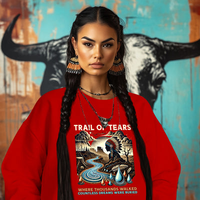 TRAIL OF TEARS WHERE THOUSANDS WALKED COUNTLESS DREAMS WERE BURIED