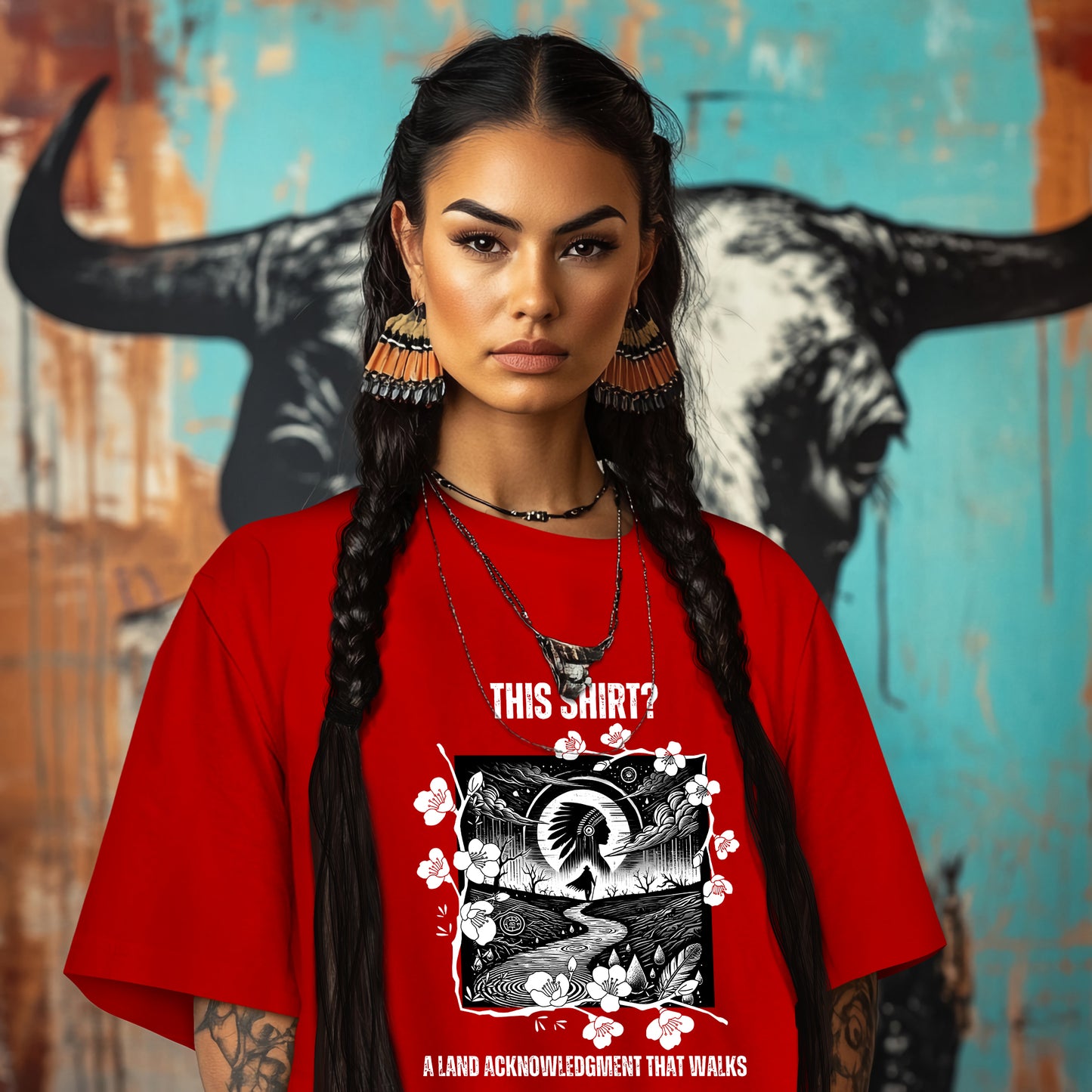 THIS SHIRT? A LAND ACKNOWLEDGMENT THAT WALKS