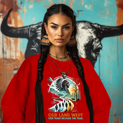 INDIGENOUS DISPLACEMENT OUR LAND WEPT OUR TEARS BECAUSE THE TRAIL