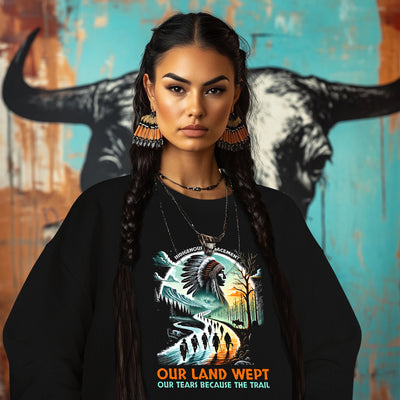 INDIGENOUS DISPLACEMENT OUR LAND WEPT OUR TEARS BECAUSE THE TRAIL