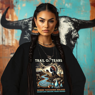 TRAIL OF TEARS WHERE THOUSANDS WALKED COUNTLESS DREAMS WERE BURIED