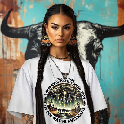 TRAIL OF TEARS A JOURNEY OF DEATH FORCED UPON  125,000 NATIVE AMERICANS