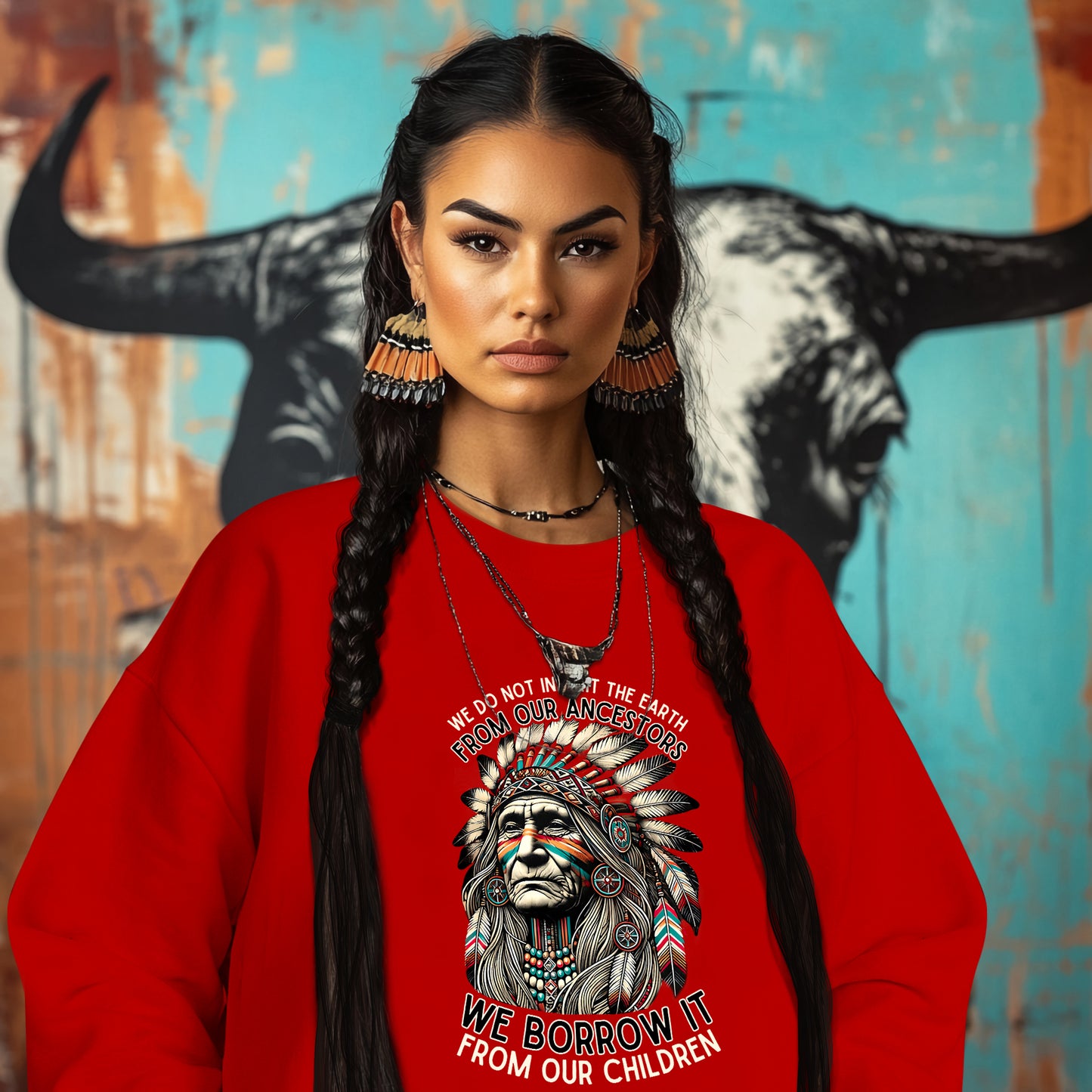 WE DO NOT INHERIT THE EARTH FROM OUR ANCESTORS  WE BORROW IT FROM OUR CHILDREN