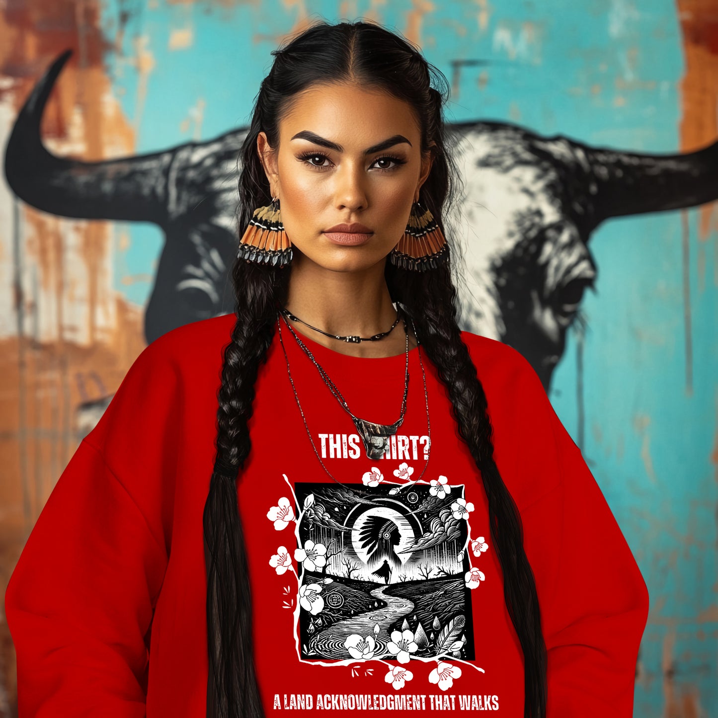 THIS SHIRT? A LAND ACKNOWLEDGMENT THAT WALKS