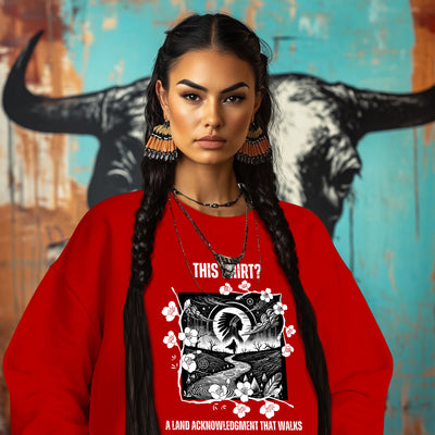 THIS SHIRT? A LAND ACKNOWLEDGMENT THAT WALKS