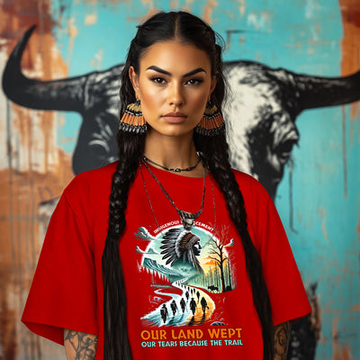INDIGENOUS DISPLACEMENT OUR LAND WEPT OUR TEARS BECAUSE THE TRAIL