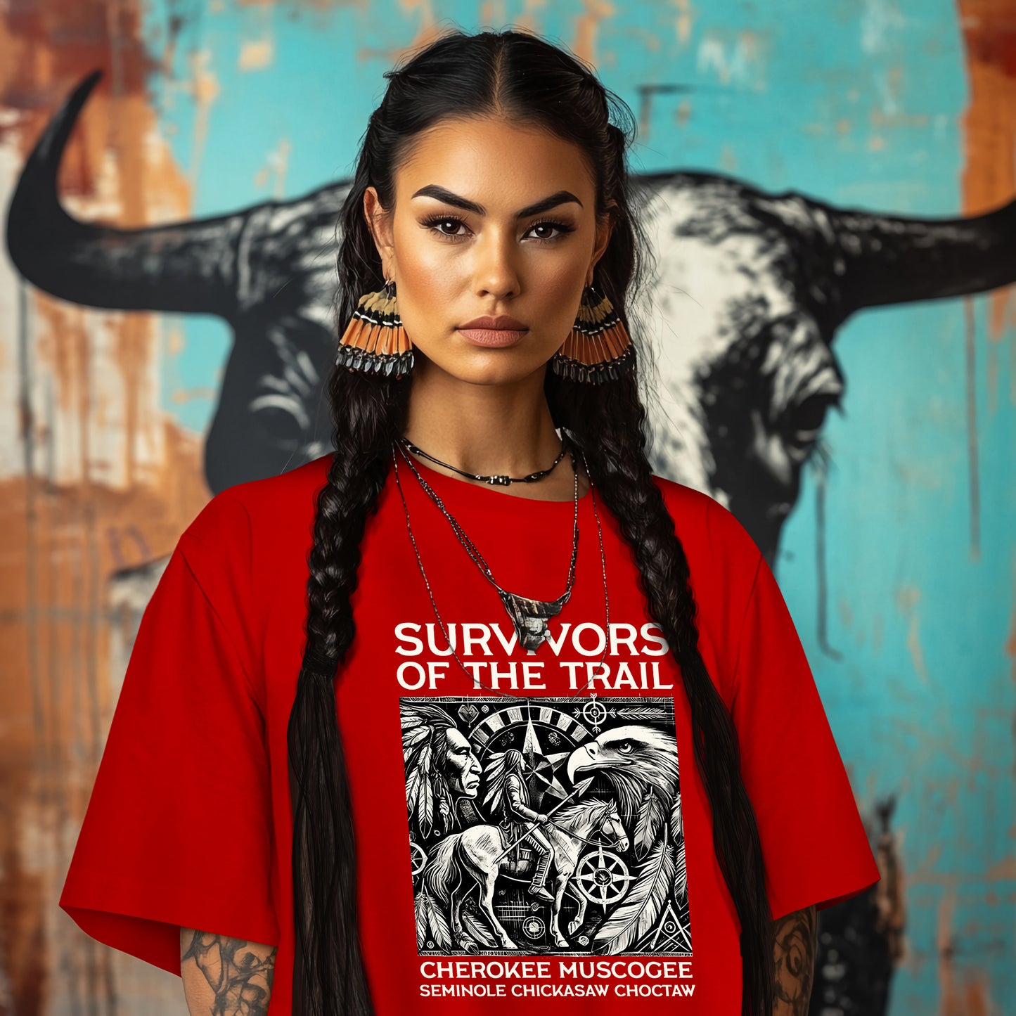SURVIVORS OF THE TRAIL CHEROKEE MUSCOGEE SEMINOLE CHICKASAW CHOCTAW