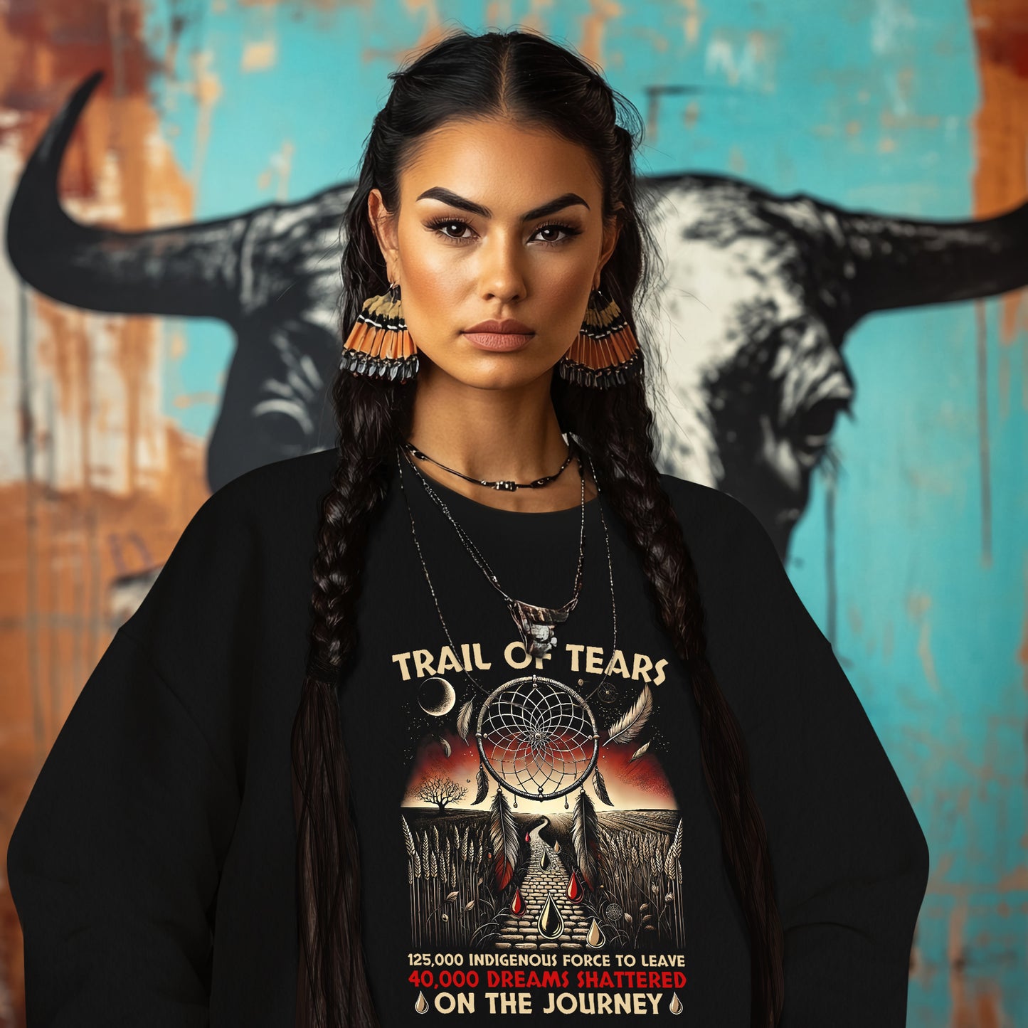 TRAIL OF TEARS 125,000 INDIGENOUS FORCE TO LEAVE 40,000 DREAMS SHATTERED ON THE JOURNEY