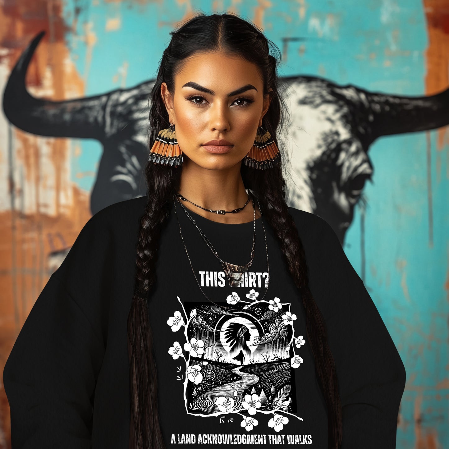 THIS SHIRT? A LAND ACKNOWLEDGMENT THAT WALKS