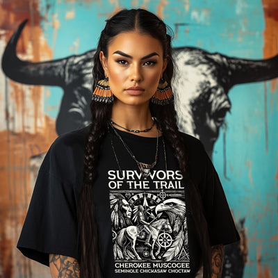 SURVIVORS OF THE TRAIL CHEROKEE MUSCOGEE SEMINOLE CHICKASAW CHOCTAW