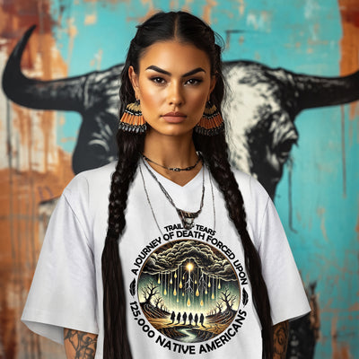 TRAIL OF TEARS A JOURNEY OF DEATH FORCED UPON  125,000 NATIVE AMERICANS
