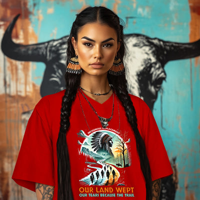 INDIGENOUS DISPLACEMENT OUR LAND WEPT OUR TEARS BECAUSE THE TRAIL