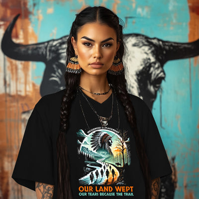 INDIGENOUS DISPLACEMENT OUR LAND WEPT OUR TEARS BECAUSE THE TRAIL
