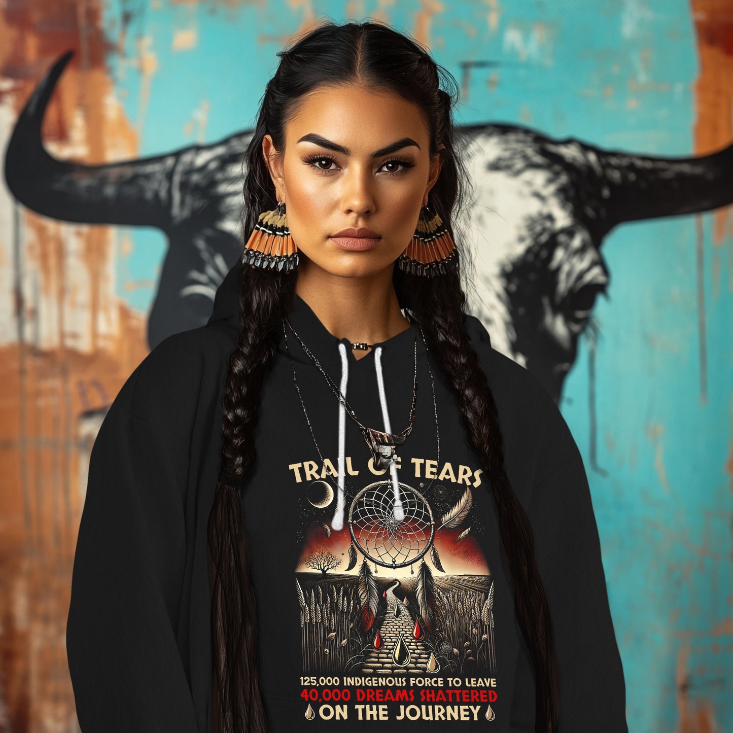 TRAIL OF TEARS 125,000 INDIGENOUS FORCE TO LEAVE 40,000 DREAMS SHATTERED ON THE JOURNEY