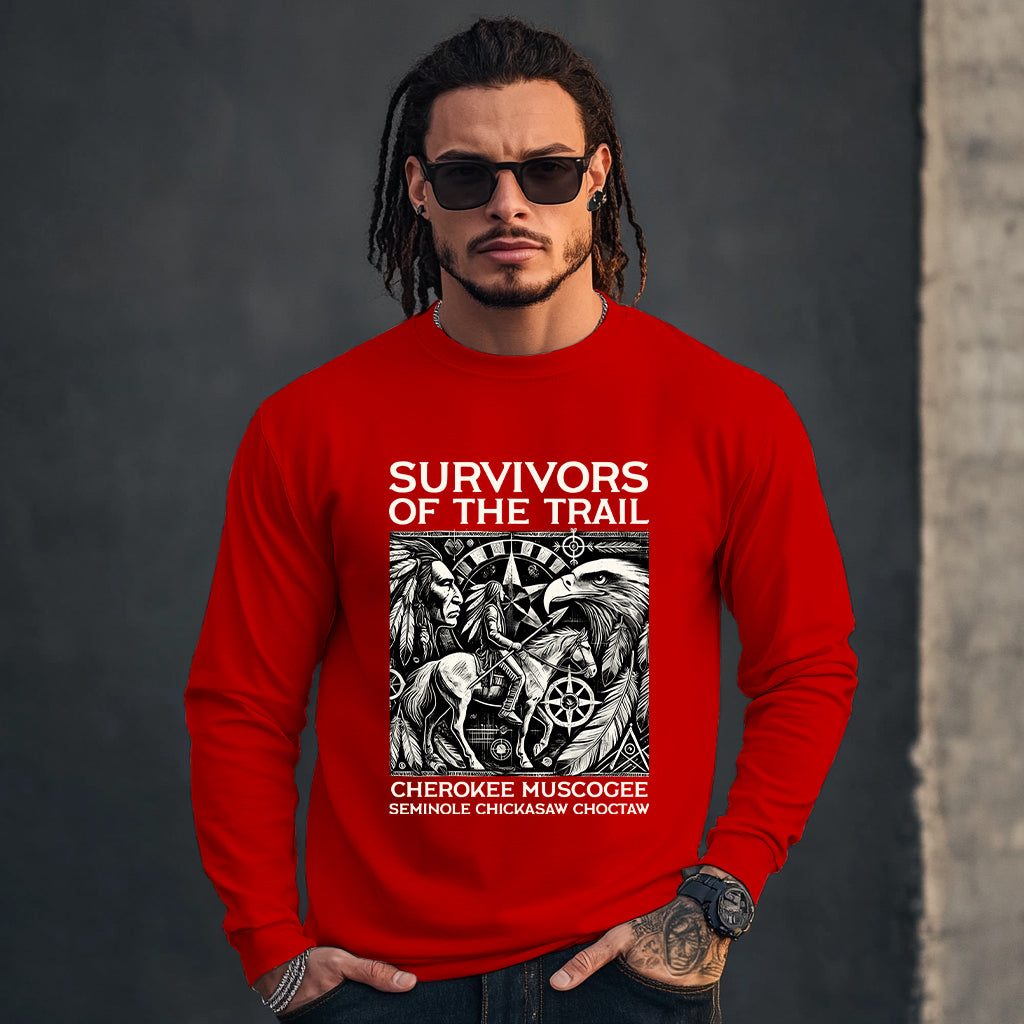 SURVIVORS OF THE TRAIL CHEROKEE MUSCOGEE SEMINOLE CHICKASAW CHOCTAW