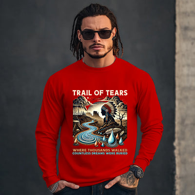 TRAIL OF TEARS WHERE THOUSANDS WALKED COUNTLESS DREAMS WERE BURIED