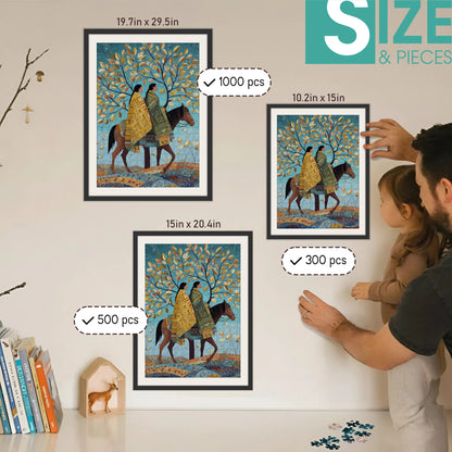 Sisters on Every Road 2 – Wooden Jigsaw Puzzle (300 / 500 / 1000 Pieces)