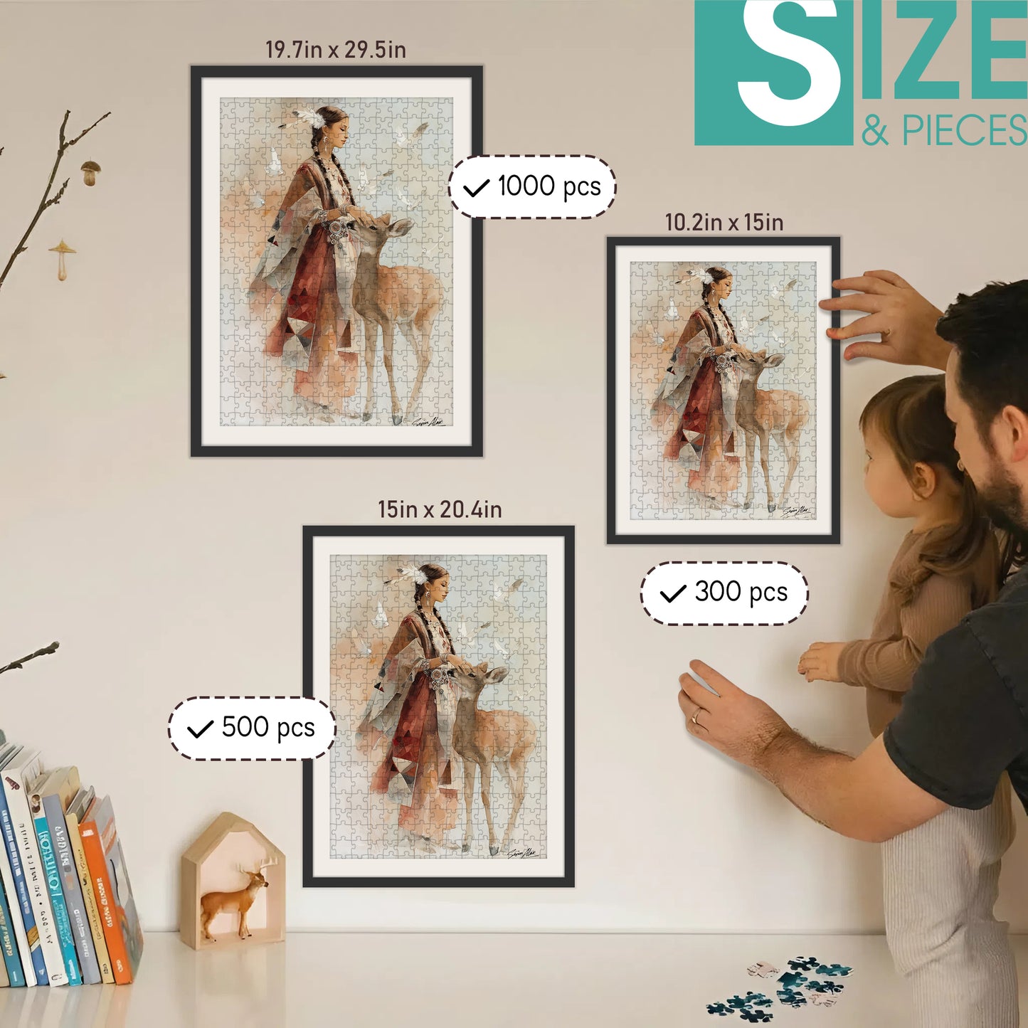 Sacred Touch – Wooden Jigsaw Puzzle (300 / 500 / 1000 Pieces)