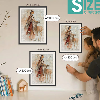 Sacred Touch – Wooden Jigsaw Puzzle (300 / 500 / 1000 Pieces)