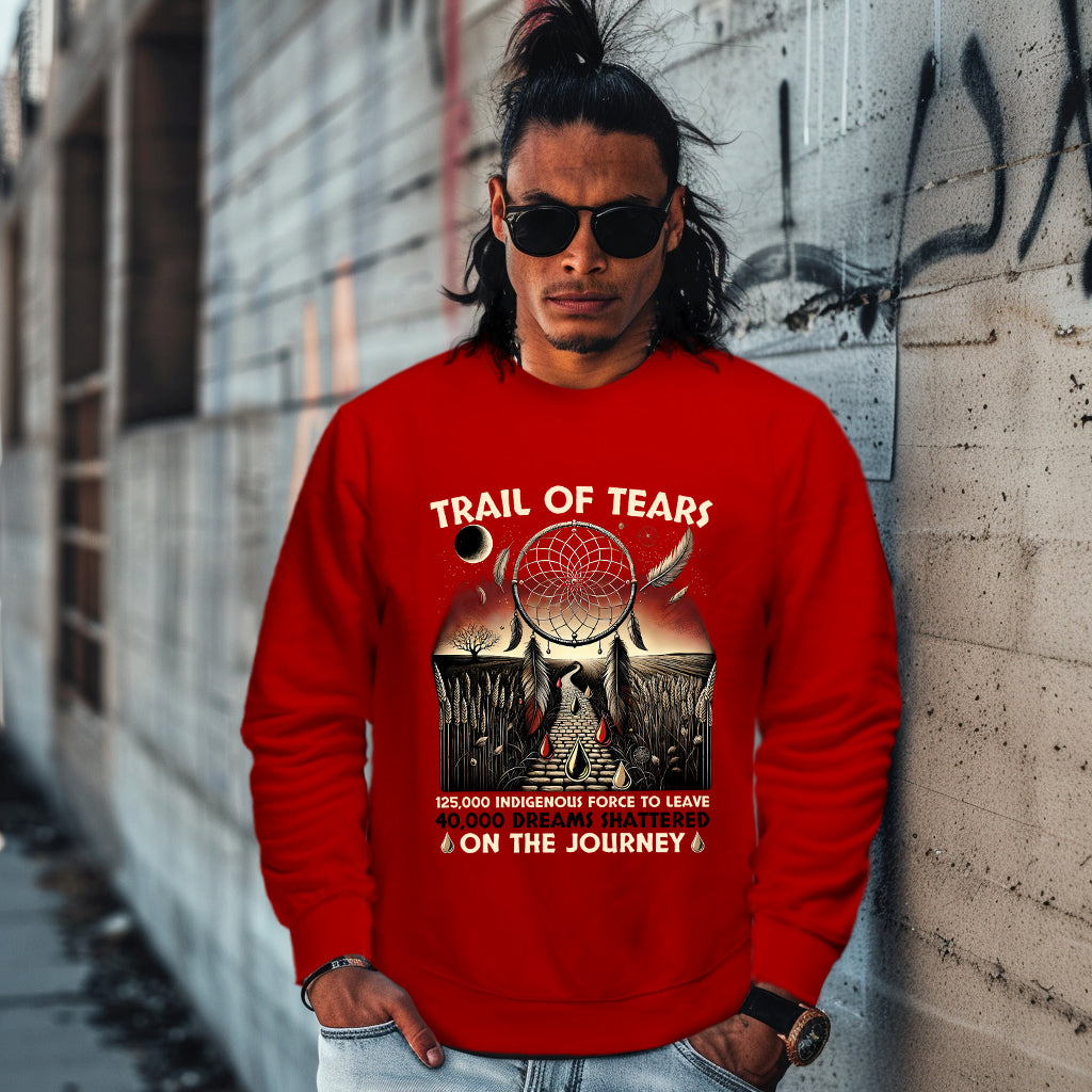 TRAIL OF TEARS 125,000 INDIGENOUS FORCE TO LEAVE 40,000 DREAMS SHATTERED ON THE JOURNEY