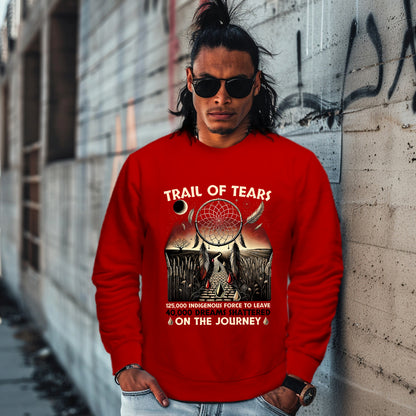 TRAIL OF TEARS 125,000 INDIGENOUS FORCE TO LEAVE 40,000 DREAMS SHATTERED ON THE JOURNEY