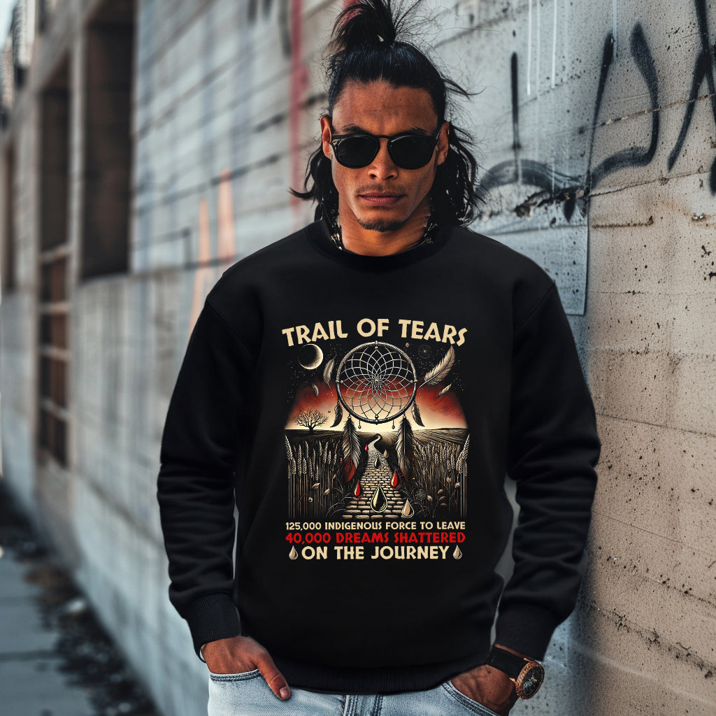 TRAIL OF TEARS 125,000 INDIGENOUS FORCE TO LEAVE 40,000 DREAMS SHATTERED ON THE JOURNEY