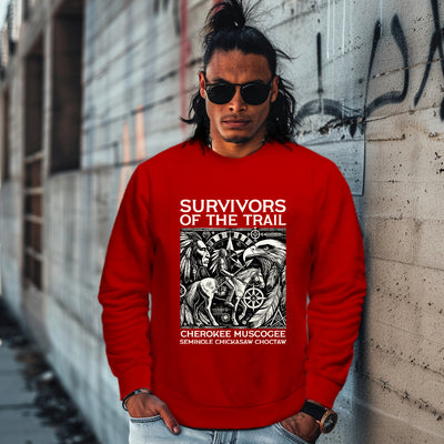 SURVIVORS OF THE TRAIL CHEROKEE MUSCOGEE SEMINOLE CHICKASAW CHOCTAW