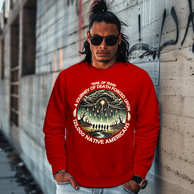 TRAIL OF TEARS A JOURNEY OF DEATH FORCED UPON  125,000 NATIVE AMERICANS
