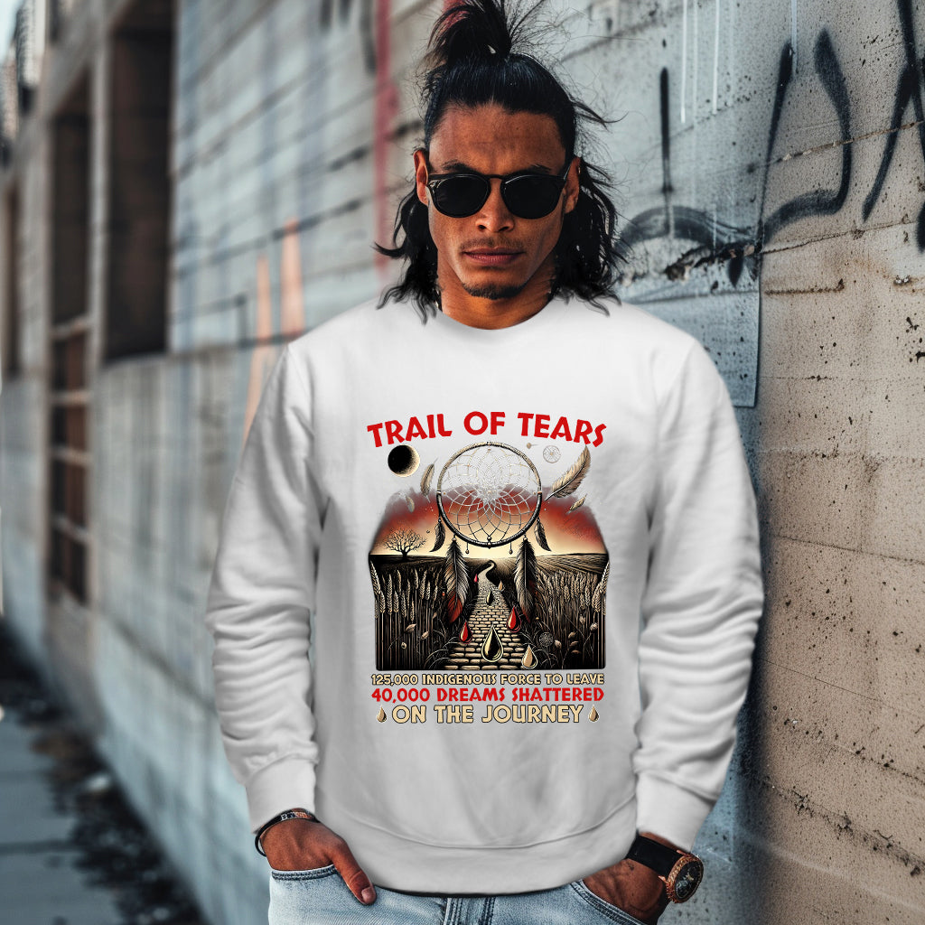 TRAIL OF TEARS 125,000 INDIGENOUS FORCE TO LEAVE 40,000 DREAMS SHATTERED ON THE JOURNEY