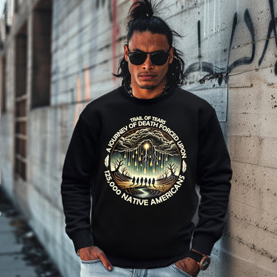 TRAIL OF TEARS A JOURNEY OF DEATH FORCED UPON  125,000 NATIVE AMERICANS