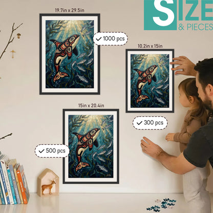 The Hunt – Wooden Jigsaw Puzzle (300 / 500 / 1000 Pieces)