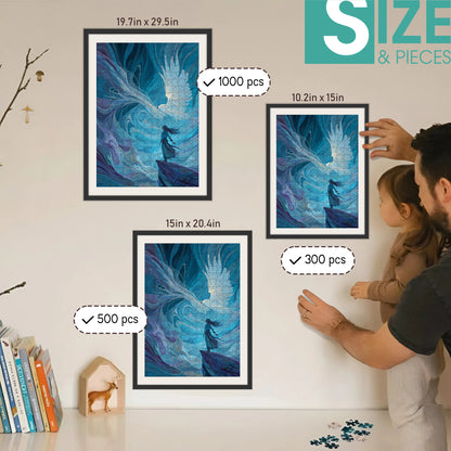 Flight of the Spirit – Wooden Jigsaw Puzzle (300 / 500 / 1000 Pieces) - NH79
