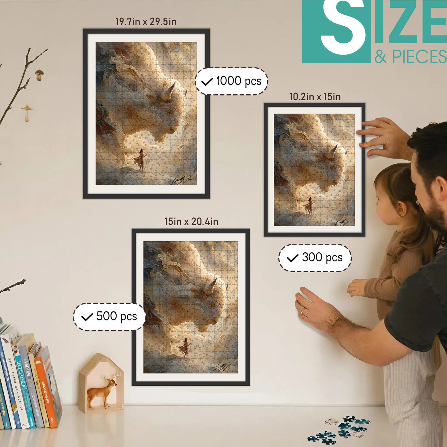 Whispers of the Sacred Journey – Wooden Jigsaw Puzzle (300 / 500 / 1000 Pieces) - NH79