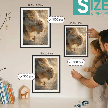 Whispers of the Sacred Journey – Wooden Jigsaw Puzzle (300 / 500 / 1000 Pieces) - NH79