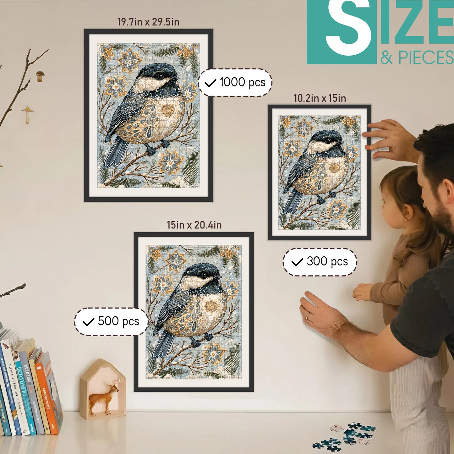The First Winter – Variant Acrylic/ Wooden Jigsaw Puzzle (300 / 500 / 1000 Pieces)