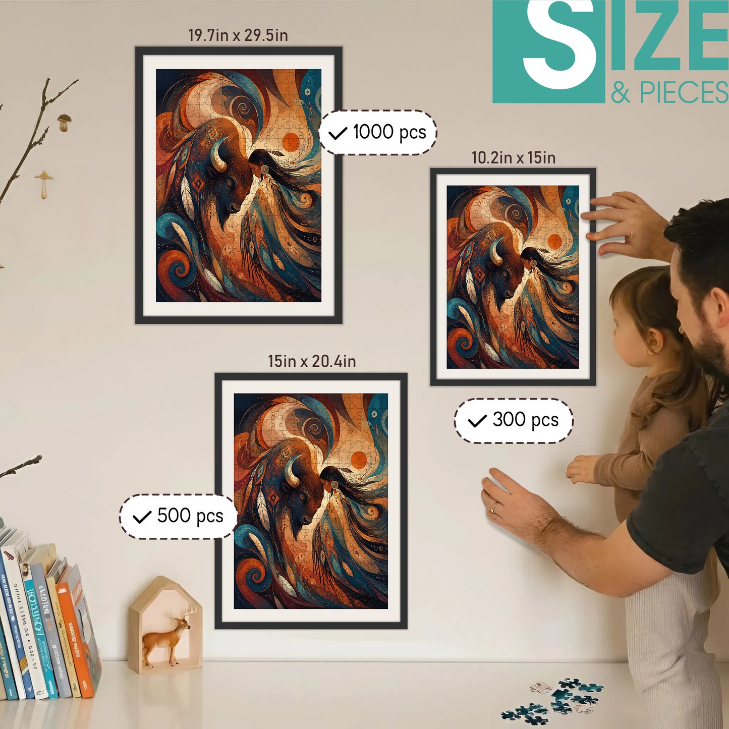 The Bond of Spirit – Wooden Jigsaw Puzzle (300 / 500 / 1000 Pieces) - NH79
