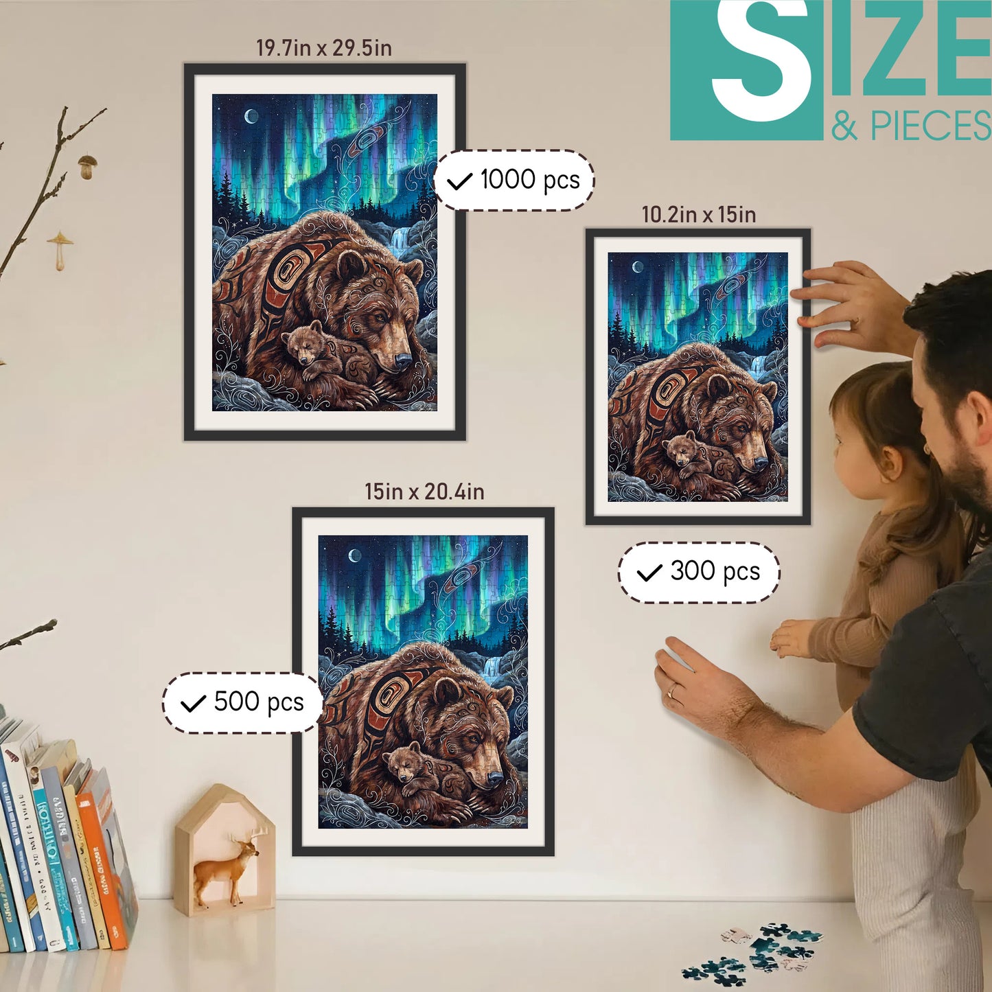 Bear - What the Great Bear Is For – Wooden Jigsaw Puzzle (300 / 500 / 1000 Pieces)