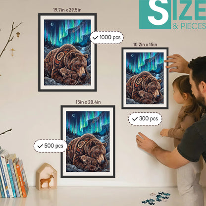 Bear - What the Great Bear Is For – Wooden Jigsaw Puzzle (300 / 500 / 1000 Pieces)