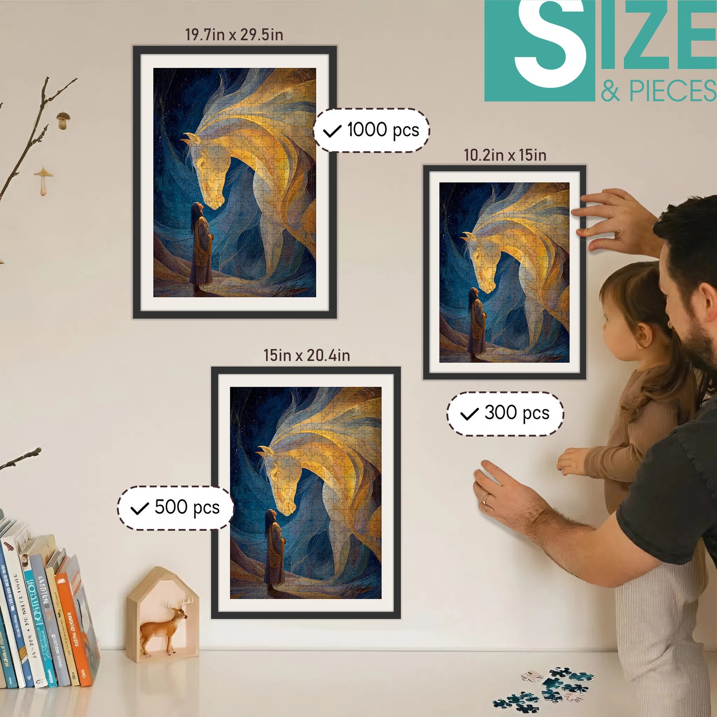 Light of the Sacred Wind – Wooden Jigsaw Puzzle (300 / 500 / 1000 Pieces) - NH79