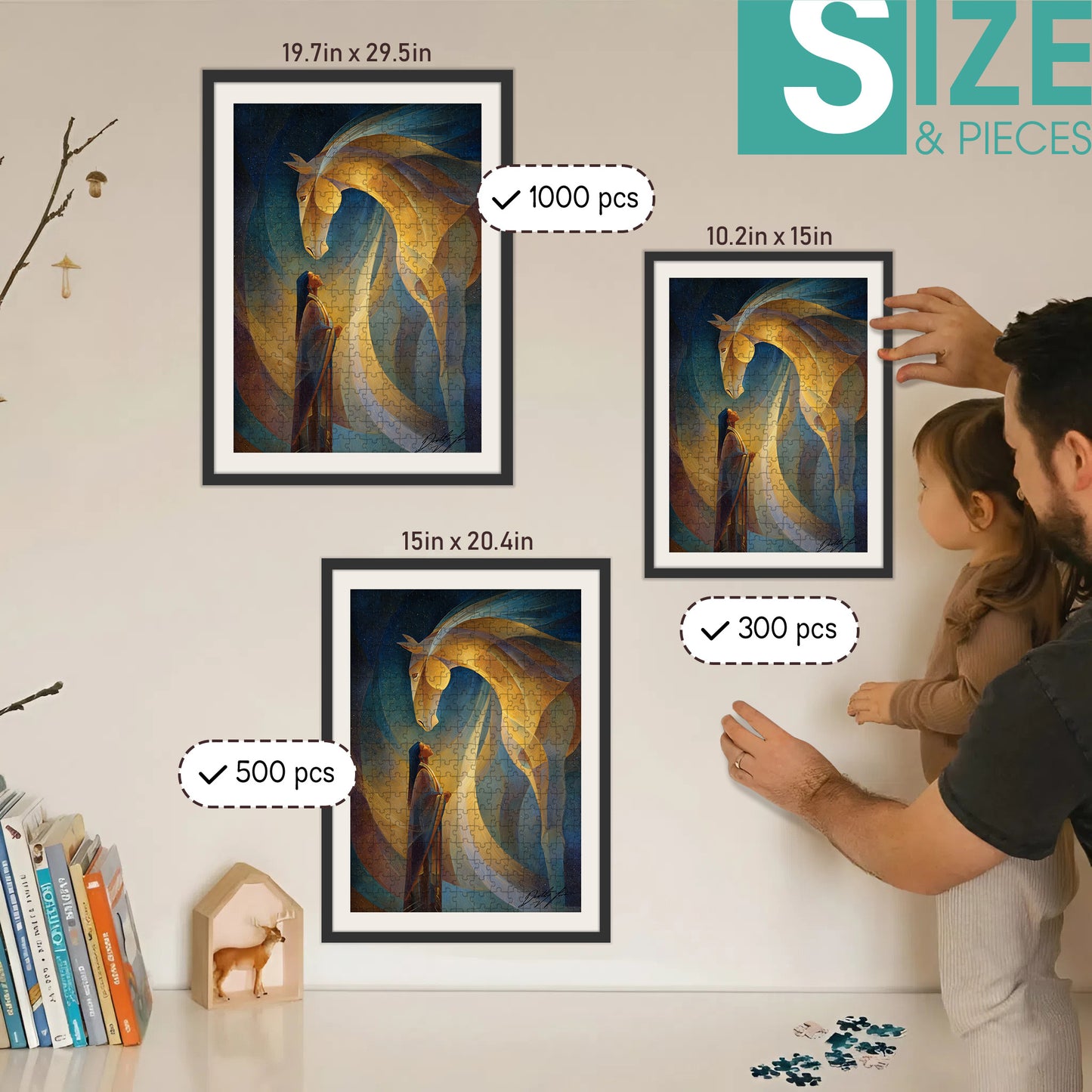 The Spirit's Journey – Wooden Jigsaw Puzzle (300 / 500 / 1000 Pieces) - NH79
