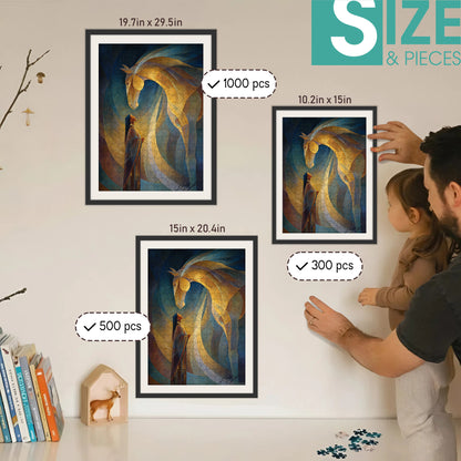 The Spirit's Journey – Wooden Jigsaw Puzzle (300 / 500 / 1000 Pieces) - NH79
