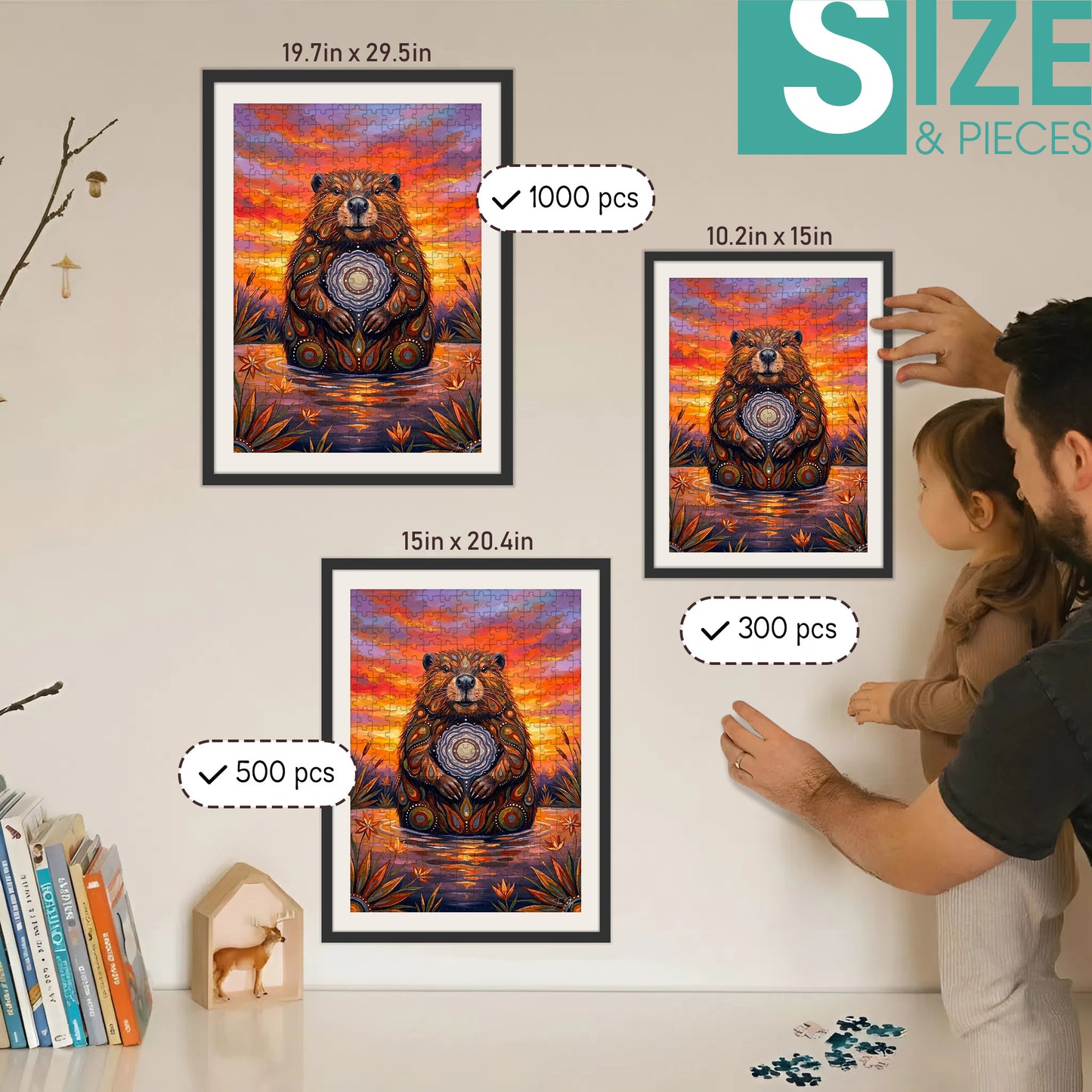 The One Who Taught The Water To Stay – Variant Acrylic/ Wooden Jigsaw Puzzle (300 / 500 / 1000 Pieces)
