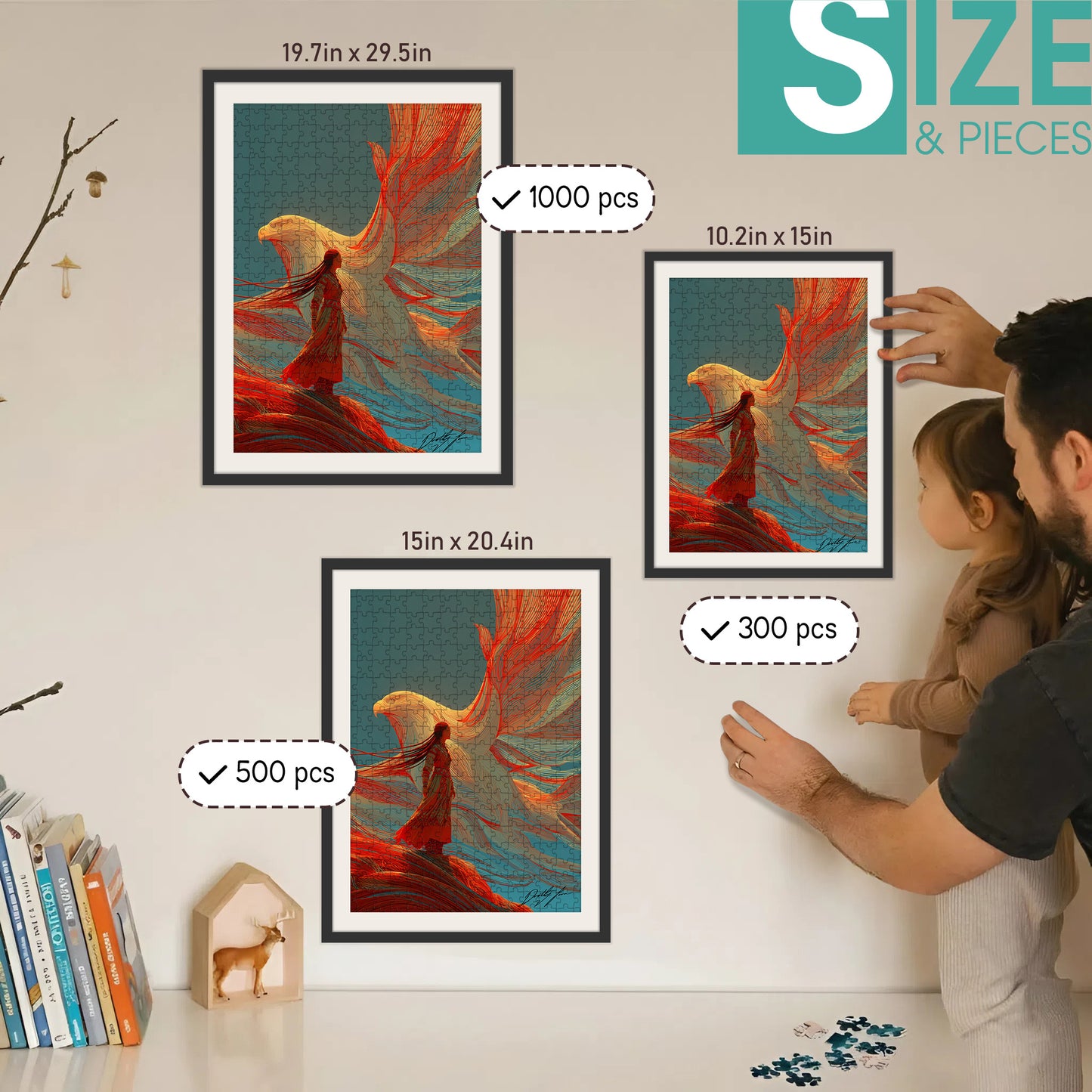 The Place Where Courage Learns to Kneel – Wooden Jigsaw Puzzle (300 / 500 / 1000 Pieces) - NH79